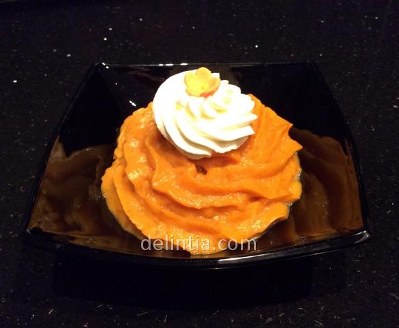 Creamy pumpkin dessert